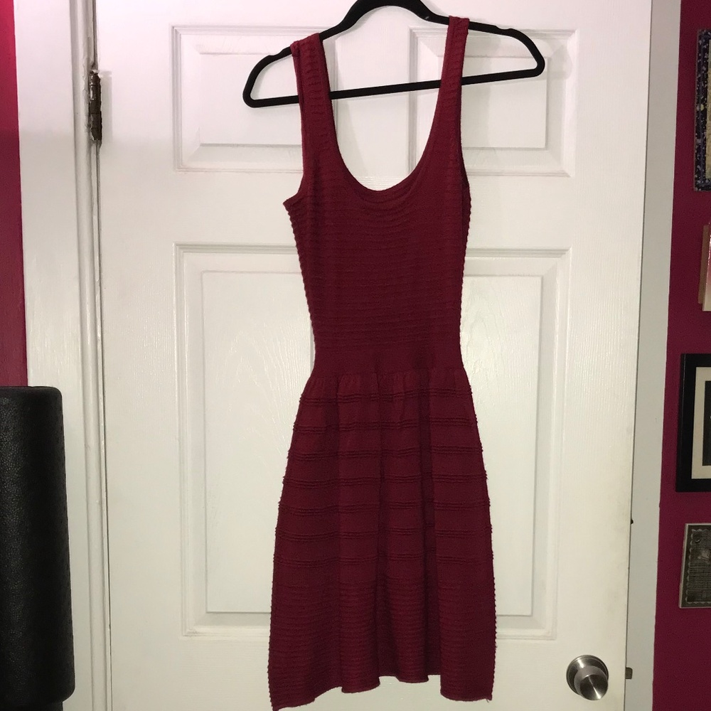 Maroon BB Dakota Mod Sweater Dress